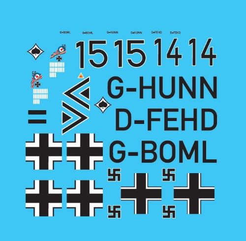 Hispano HA-1112 M1L 'Memphis Belle' decal sheet