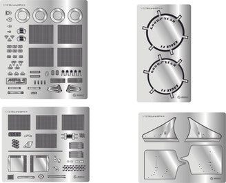 Detail Parts for 1/12 McLaren MP4/4