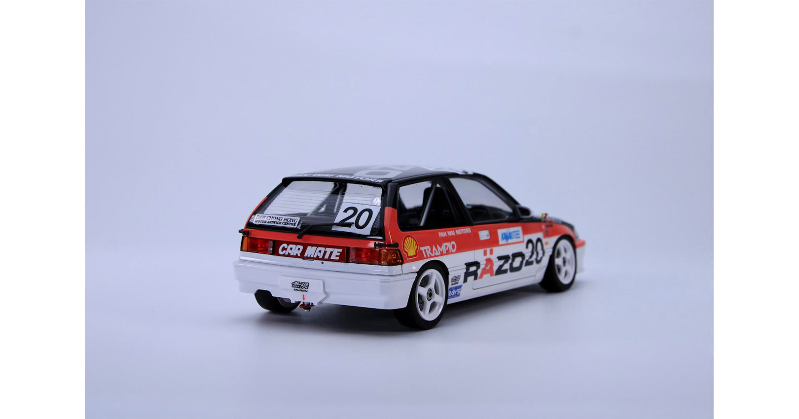 Beemax Honda Civic Ef3 Gr.A 1989 Macau Guia Race #20 Razo BX24032