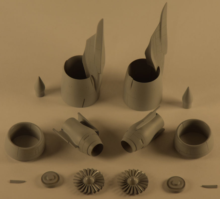 Boeing 777-2/300 PW 4090 Engines for Zvezda Boeing 777-300 ER kit (designed to be used with Zvezda kits)