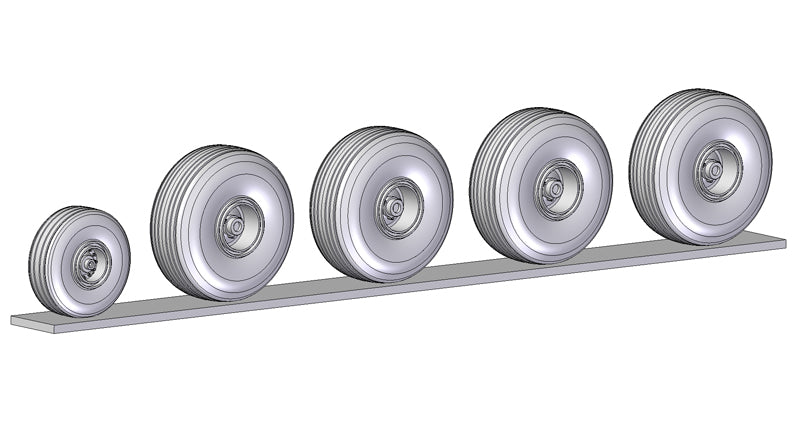 Lockheed L-1011 Wheels (designed to be used with Eastern Express and Otaki kits)