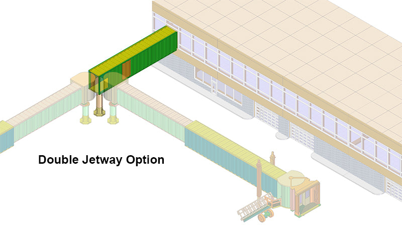 Airport Terminal to Jetway Connecting Bridge Container Style