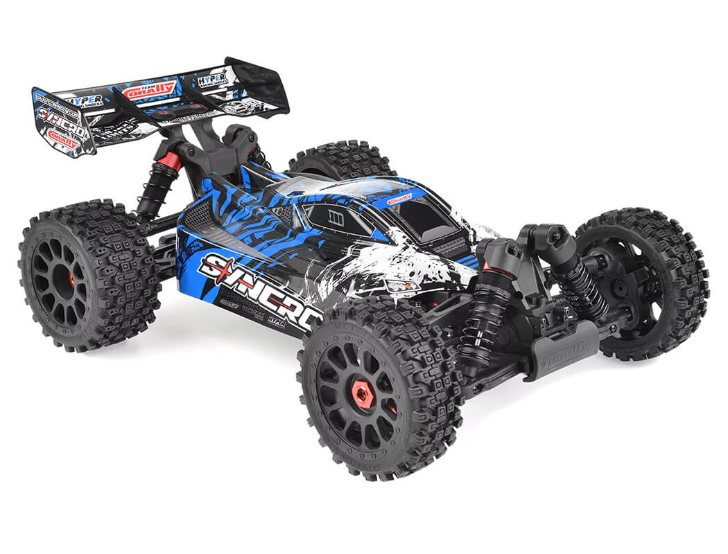 CORALLY SYNCRO-2 1/8 BRUSHLESS 3-4S 2WD BASHER BUGGY RTR - BLUE C-00289-B