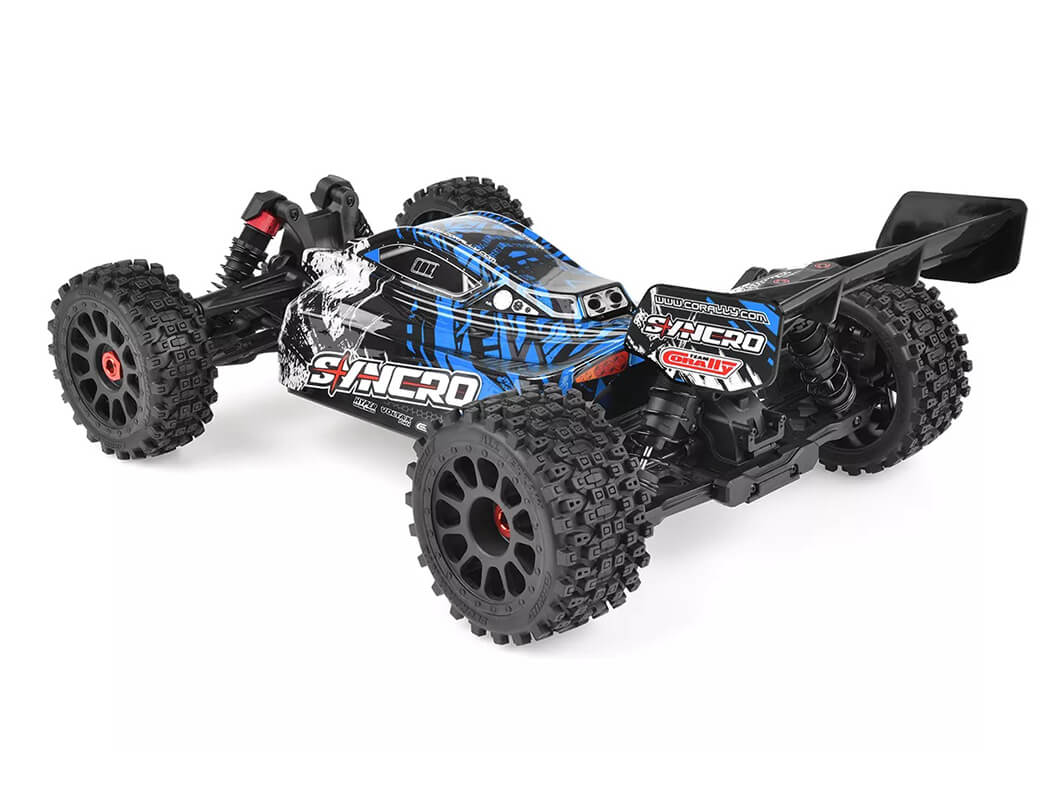 CORALLY SYNCRO-2 1/8 BRUSHLESS 3-4S 2WD BASHER BUGGY RTR - BLUE C-00289-B