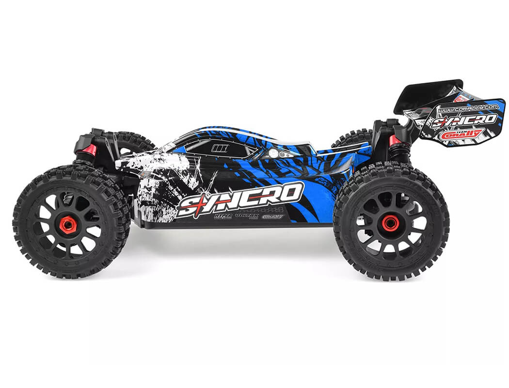 CORALLY SYNCRO-2 1/8 BRUSHLESS 3-4S 2WD BASHER BUGGY RTR - BLUE C-00289-B