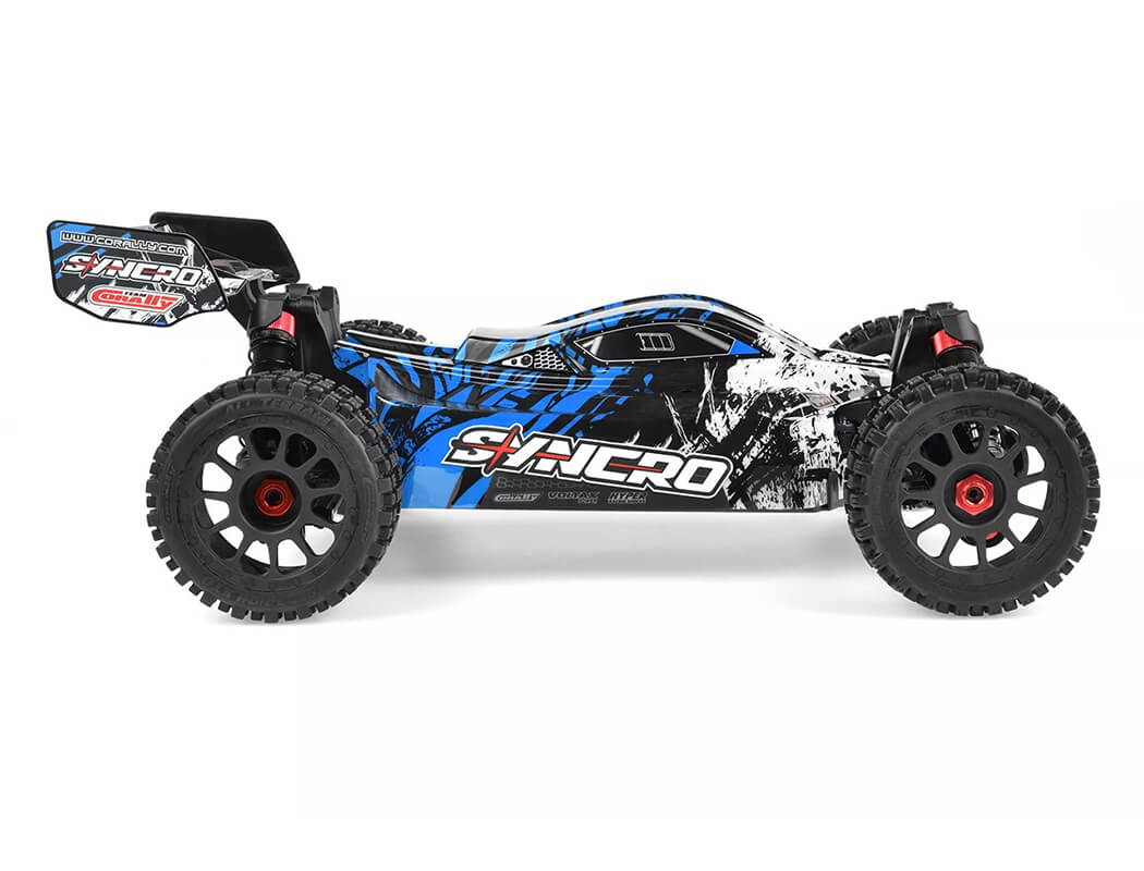 CORALLY SYNCRO-2 1/8 BRUSHLESS 3-4S 2WD BASHER BUGGY RTR - BLUE C-00289-B