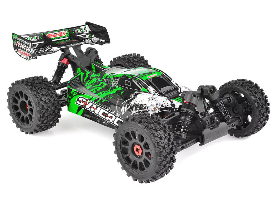 CORALLY SYNCRO-2 1/8 BRUSHLESS 3-4S 2WD BASHER BUGGY RTR - GREEN C-00289-G