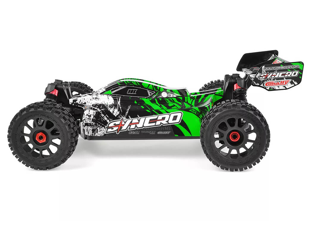 CORALLY SYNCRO-2 1/8 BRUSHLESS 3-4S 2WD BASHER BUGGY RTR - GREEN C-00289-G