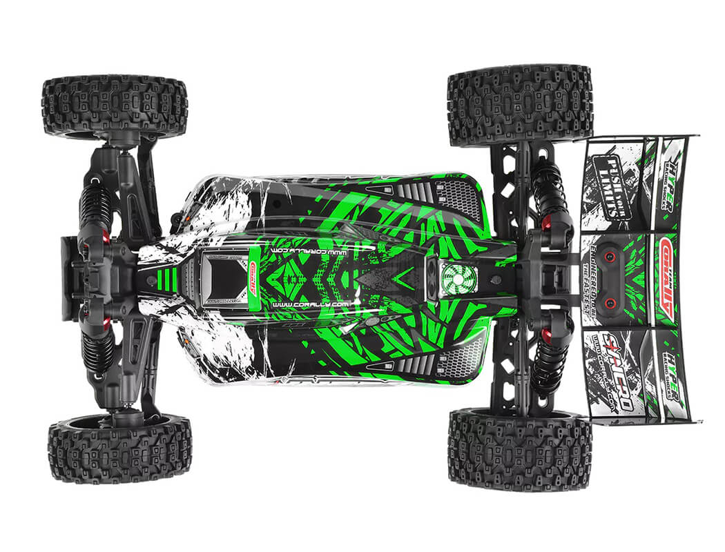 CORALLY SYNCRO-2 1/8 BRUSHLESS 3-4S 2WD BASHER BUGGY RTR - GREEN C-00289-G