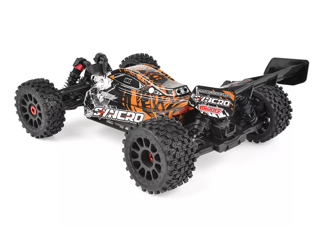 CORALLY SYNCRO-2 1/8 BRUSHLESS 3-4S 2WD BASHER BUGGY RTR - ORANGE C-00289-O