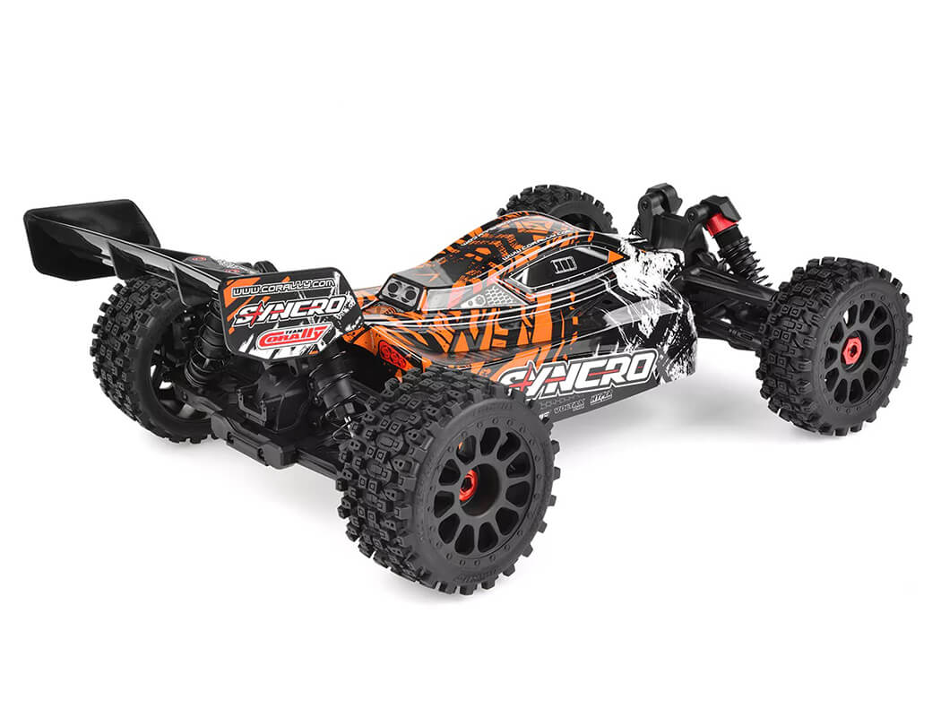 CORALLY SYNCRO-2 1/8 BRUSHLESS 3-4S 2WD BASHER BUGGY RTR - ORANGE C-00289-O