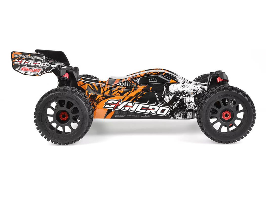 CORALLY SYNCRO-2 1/8 BRUSHLESS 3-4S 2WD BASHER BUGGY RTR - ORANGE C-00289-O