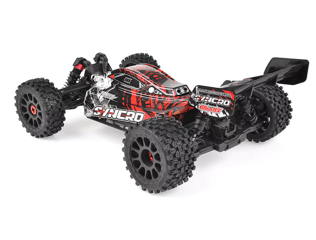 CORALLY SYNCRO-2 1/8 BRUSHLESS 3-4S 2WD BASHER BUGGY RTR - RED C-00289-R