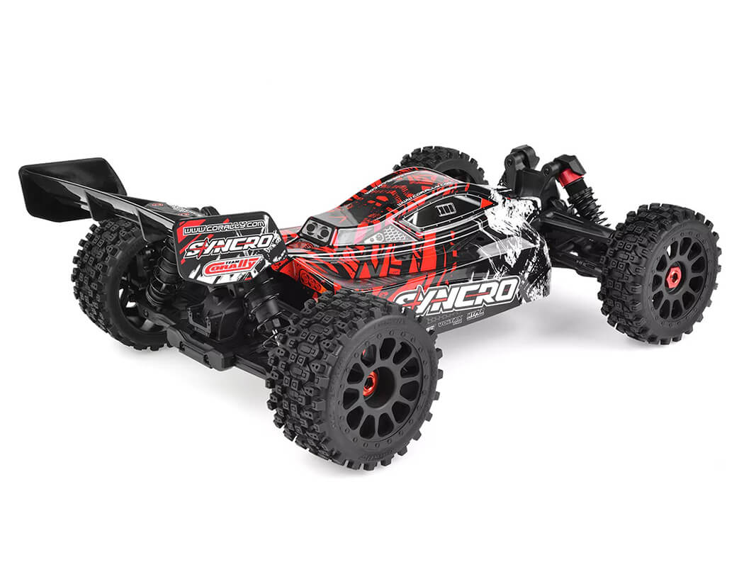 CORALLY SYNCRO-2 1/8 BRUSHLESS 3-4S 2WD BASHER BUGGY RTR - RED C-00289-R