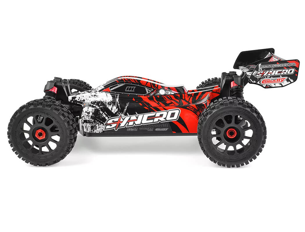 CORALLY SYNCRO-2 1/8 BRUSHLESS 3-4S 2WD BASHER BUGGY RTR - RED C-00289-R