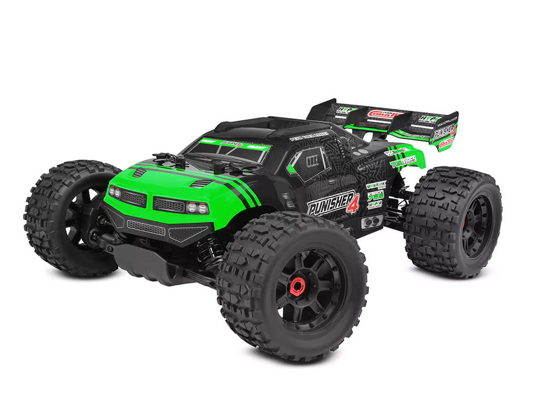 CORALLY PUNISHER 4 BRUSHLESS 4S BASHER TRUCK RTR - GREEN C-00292-G