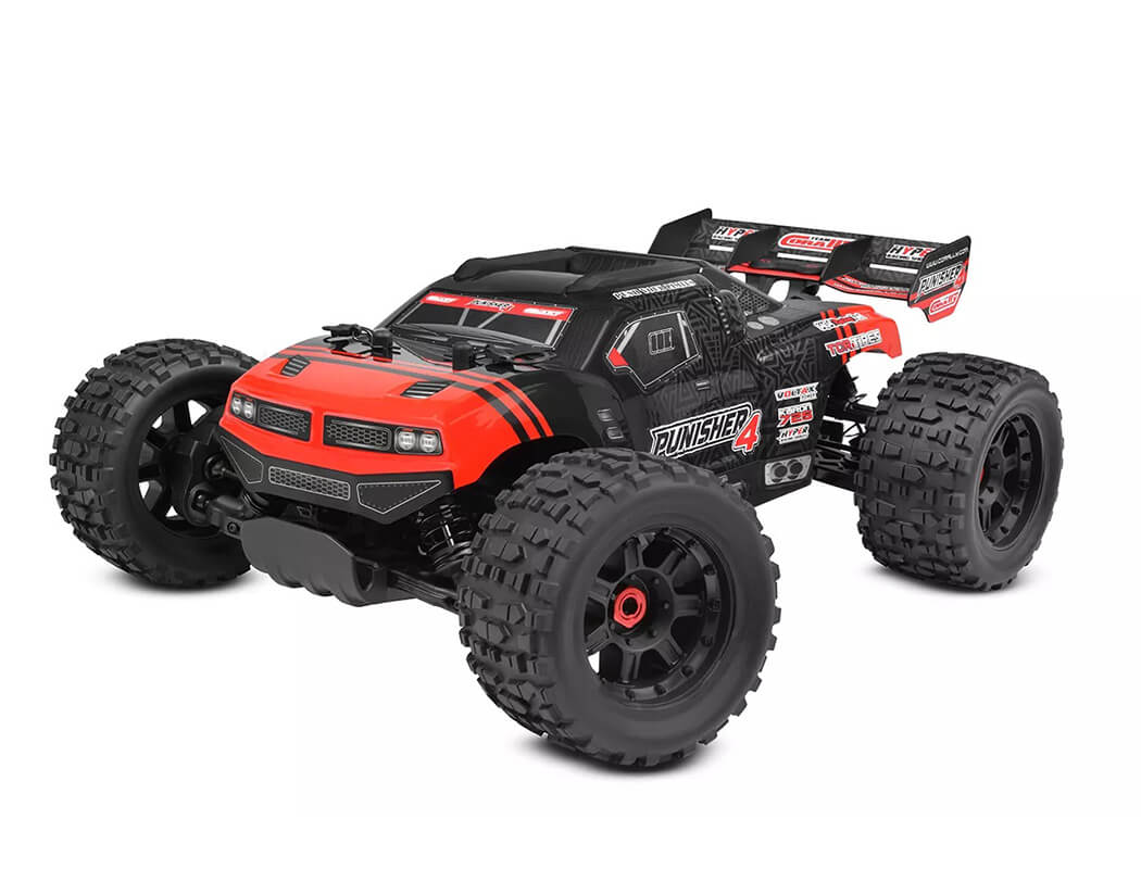 CORALLY PUNISHER 4 BRUSHLESS 4S BASHER TRUCK RTR - RED C-00292-R