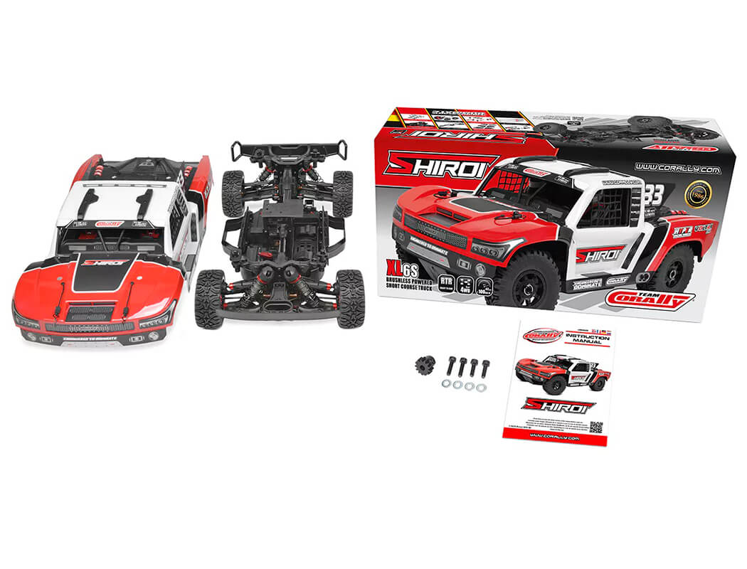 Corally Corally Shiroi Xp6 Roller Short Course Truck Rtr - Red C-00478-R