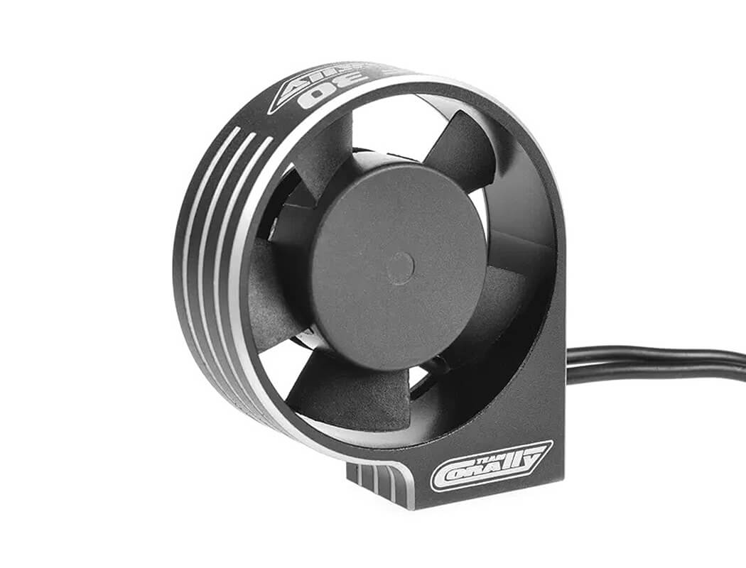CORALLY ESC ULTRA HIGH SPEED FAN XF-30 BEC CONN. 30MM BK/SI C-53115-2