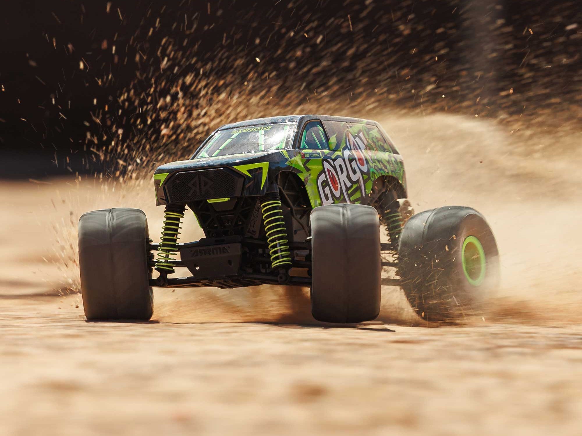 Arrma 1/16 GORGON GROM 4X4 RTR Monster Truck - Yellow