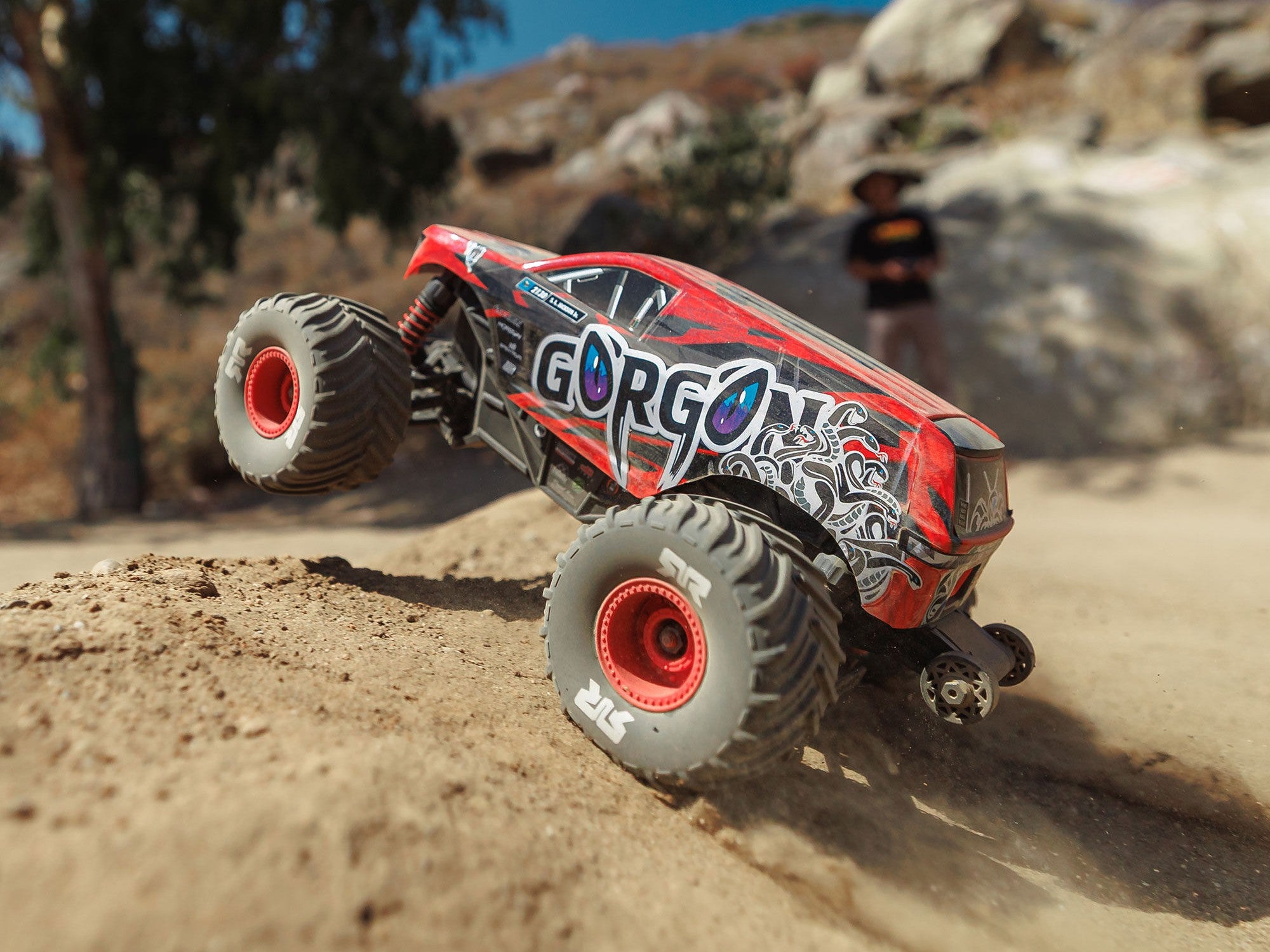 Arrma 1/16 GORGON GROM 4X4 RTR Monster Truck - Red