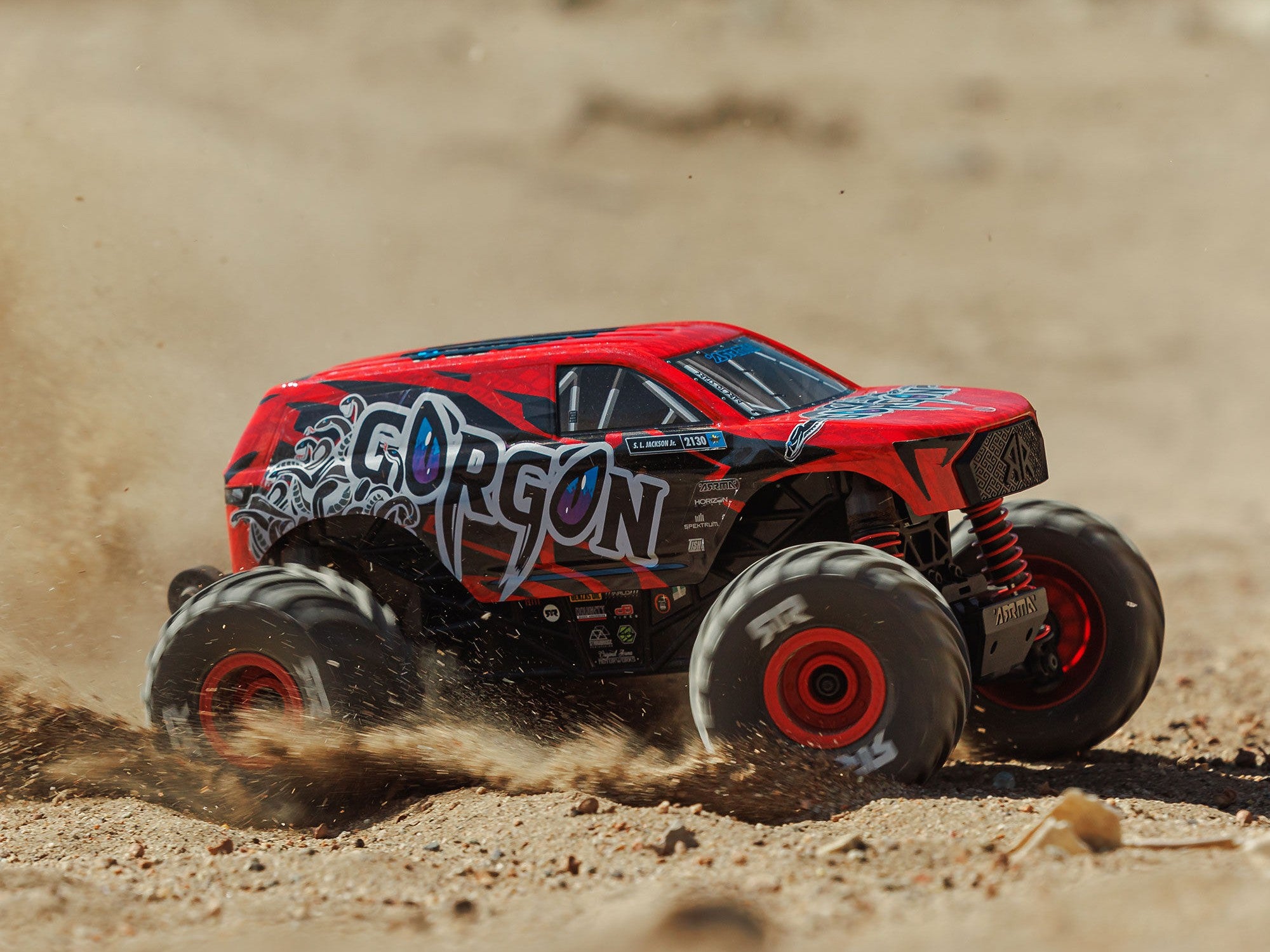 Arrma 1/16 GORGON GROM 4X4 RTR Monster Truck - Red
