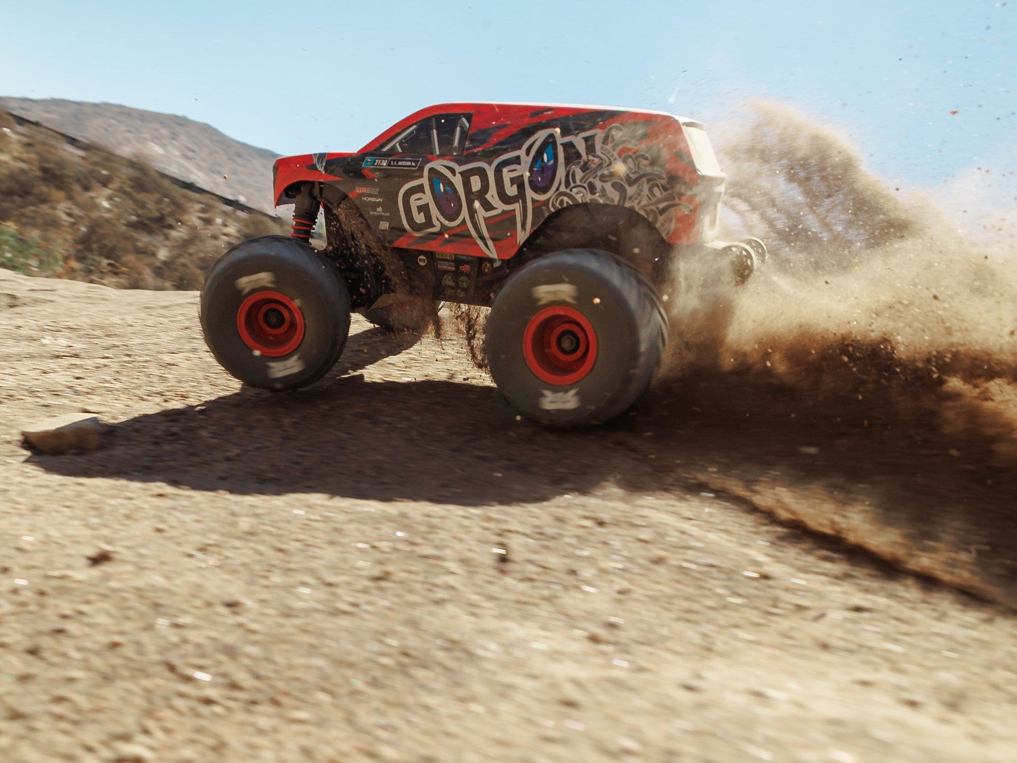 Arrma 1/16 GORGON GROM 4X4 RTR Monster Truck - Red