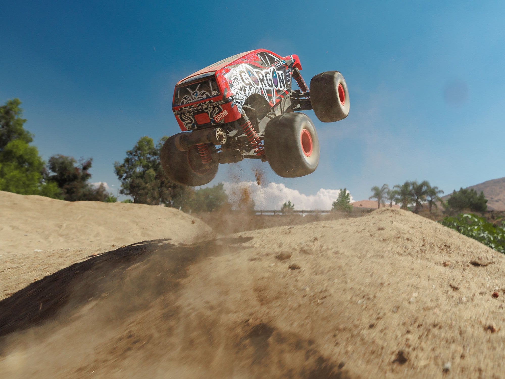 Arrma 1/16 GORGON GROM 4X4 RTR Monster Truck - Red