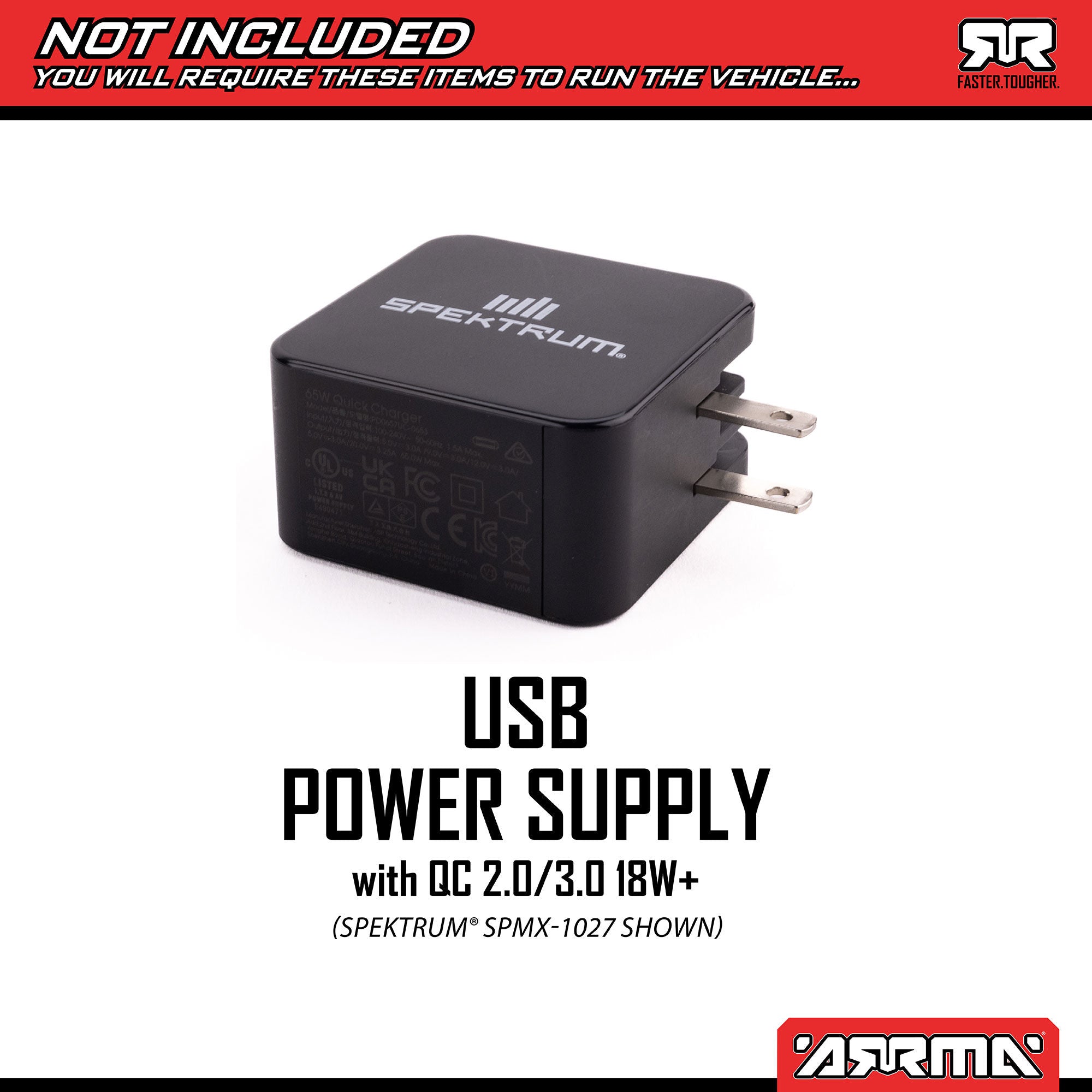 Arrma 1/16 GORGON GROM 4X4 RTR Monster Truck - Red