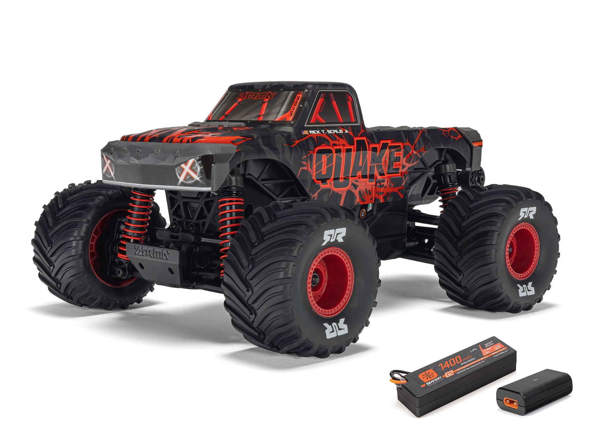 Arrma 1/16 Quake Grom 4X4 Rtr Monster Truck Red C-ARA2137T1