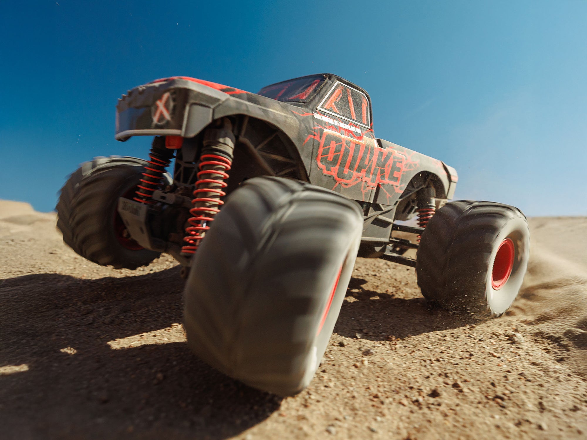 Arrma 1/16 Quake Grom 4X4 Rtr Monster Truck Red C-ARA2137T1