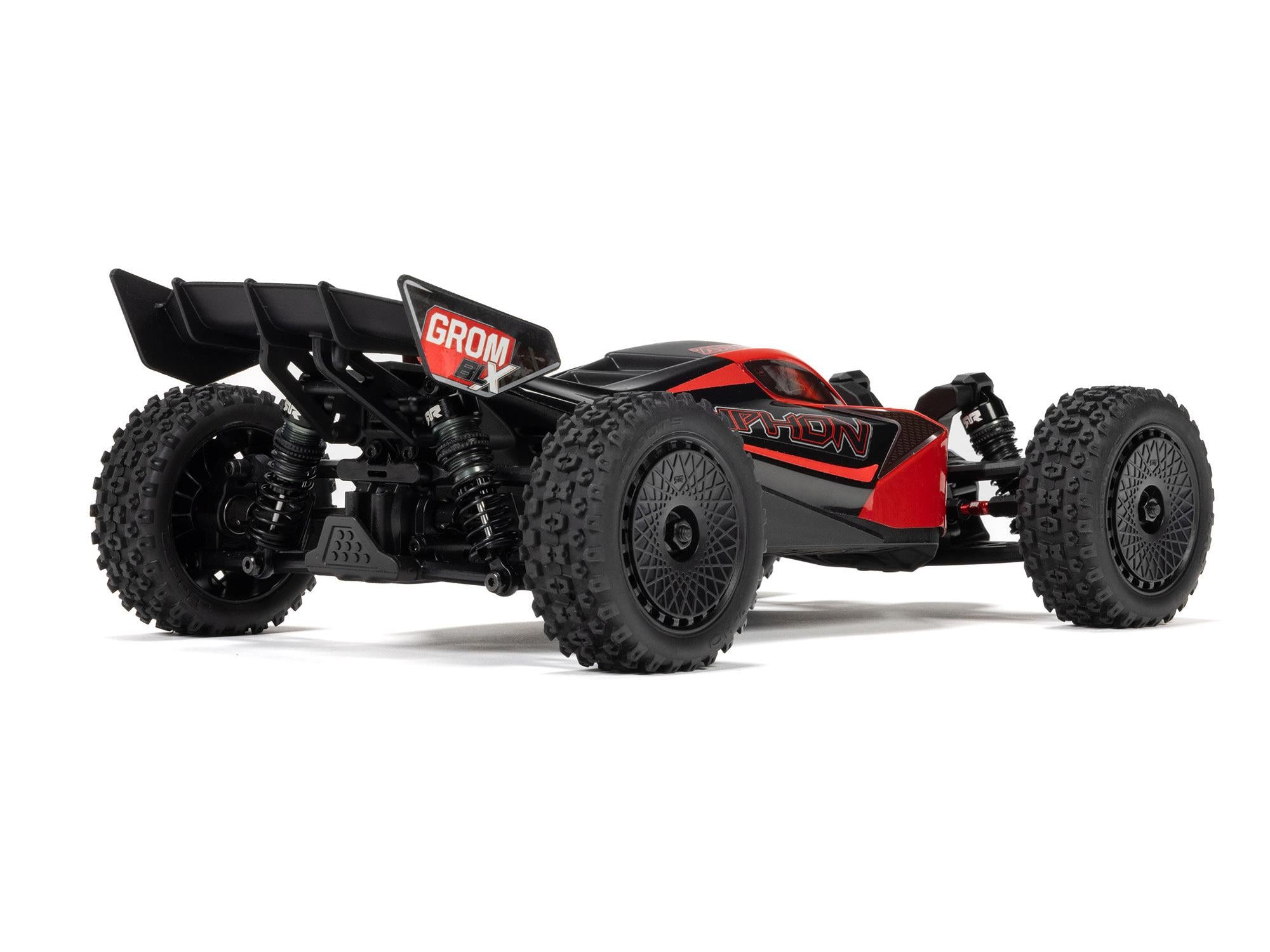 1/18 Typhon Grom 223S Blx 4X4 With Batt/Charger Red C-ARA2306ST1 3
