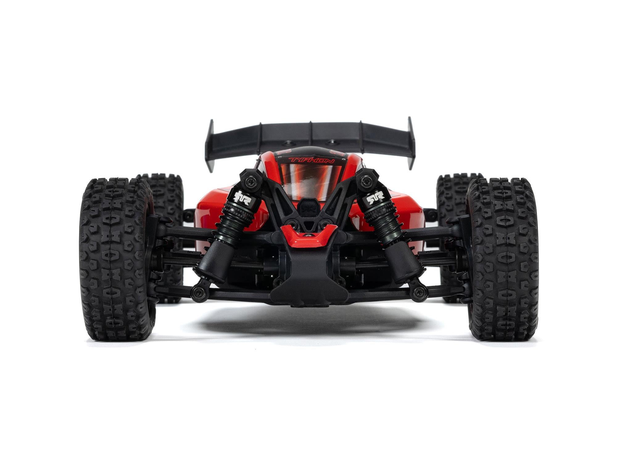 1/18 Typhon Grom 223S Blx 4X4 With Batt/Charger Red C-ARA2306ST1 4