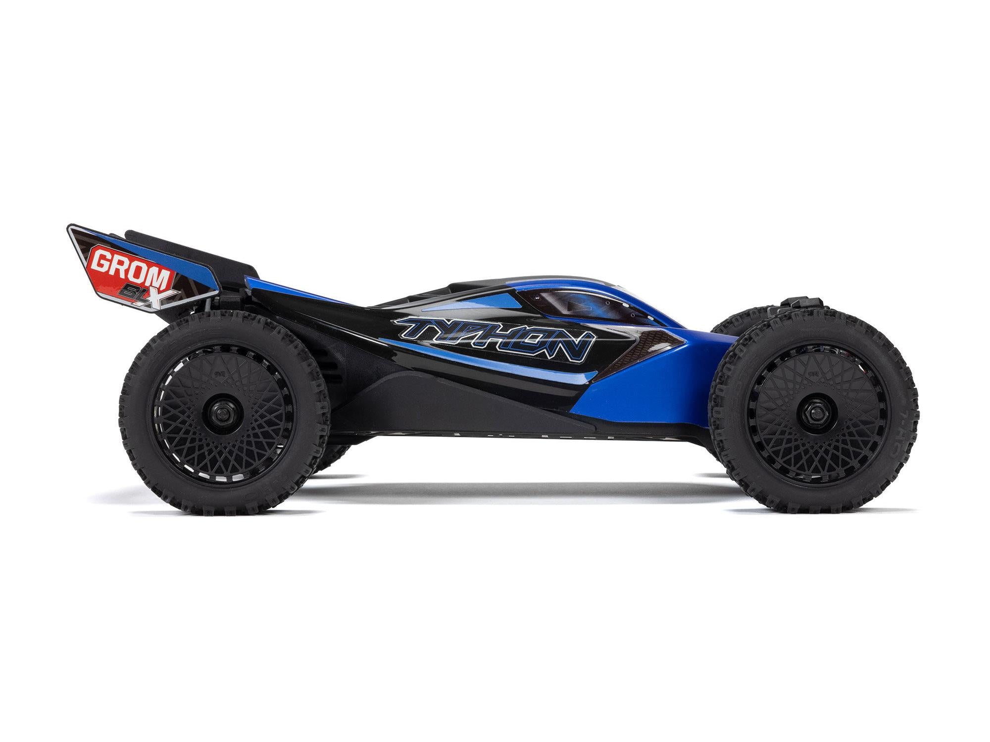 1/18 Typhon Grom 223S Blx 4X4 With Batt/Charger Blue C-ARA2306ST2 5