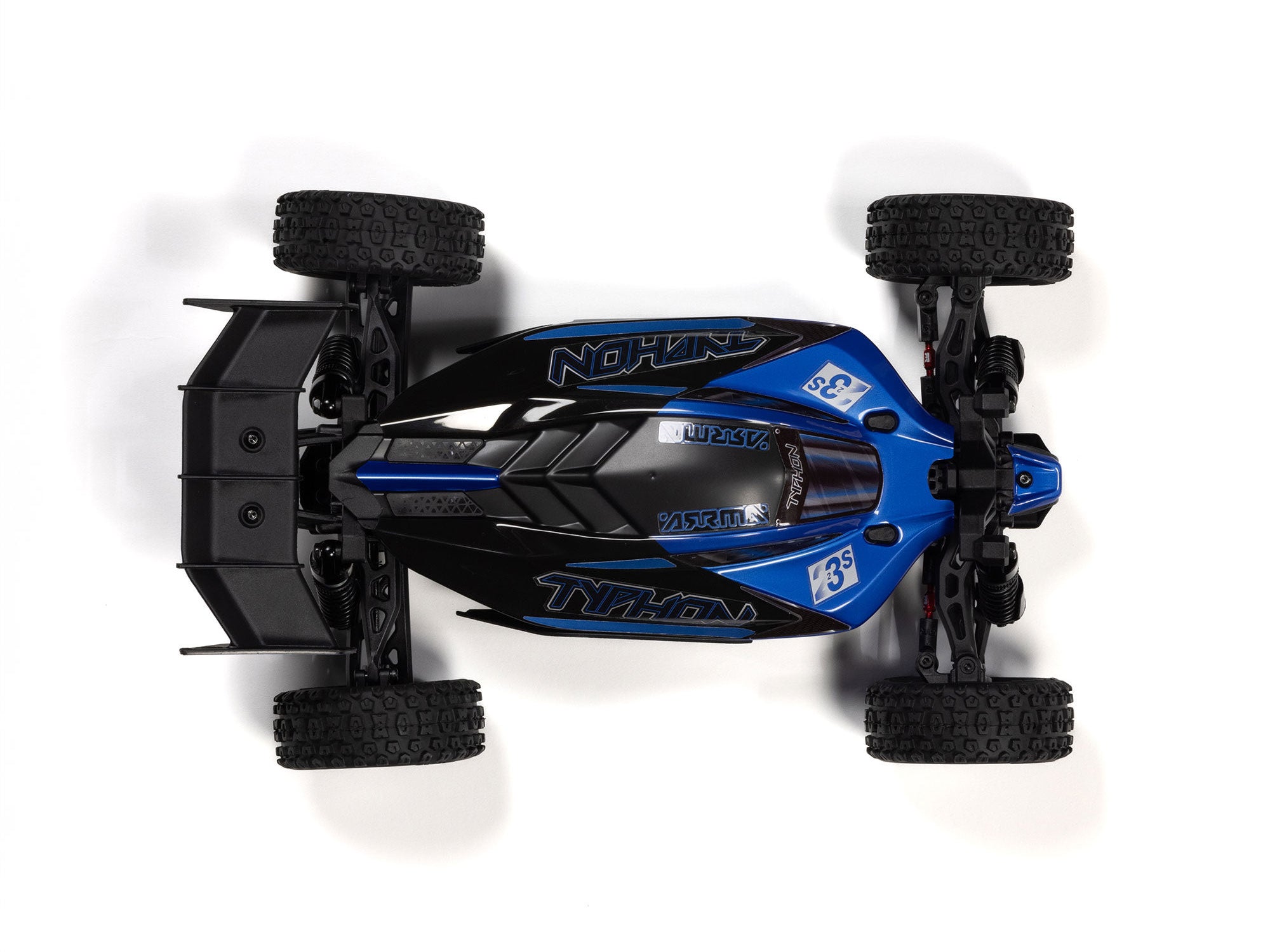 1/18 Typhon Grom 223S Blx 4X4 With Batt/Charger Blue C-ARA2306ST2 6