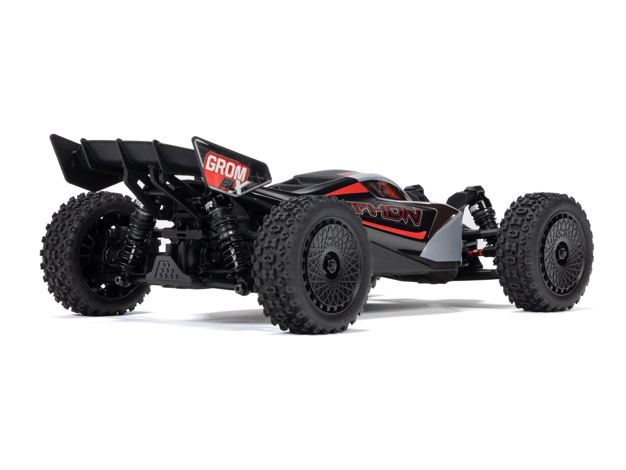 Arrma 1/18 Typhon Grom 223S Blx 4X4 Buggy (No Batt/Charg) Silver C-ARA2306T1 3