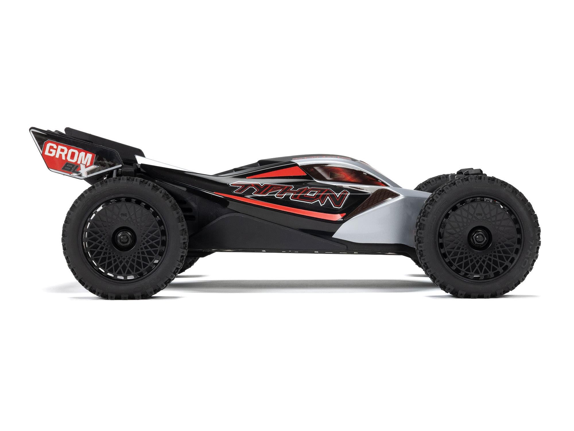Arrma 1/18 Typhon Grom 223S Blx 4X4 Buggy (No Batt/Charg) Silver C-ARA2306T1 5