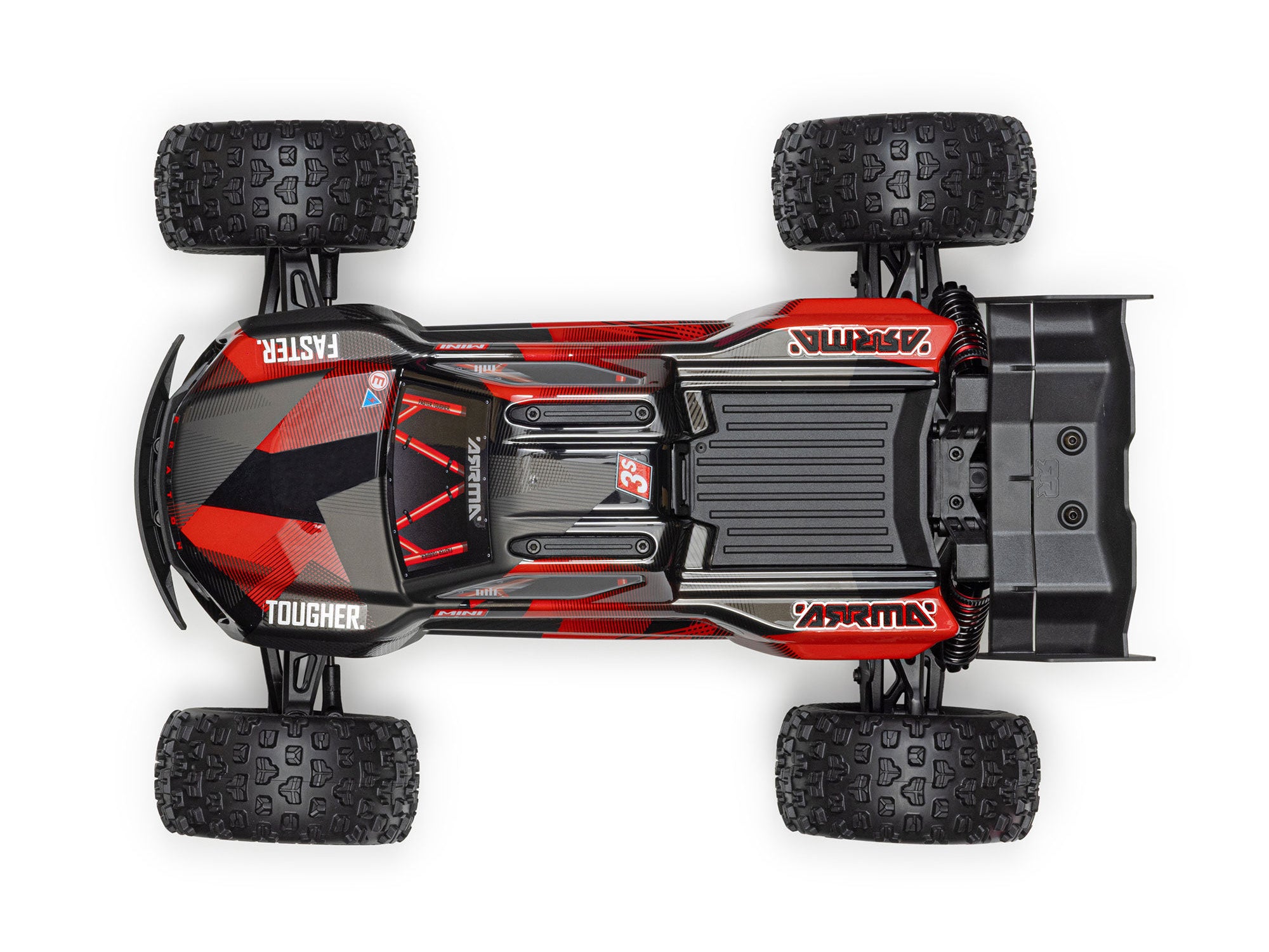 Arrma 1/16 Mini Kraton 3S Dsc 4X4 Rtr Speed Truck , Black/Red C-ARA2508T1