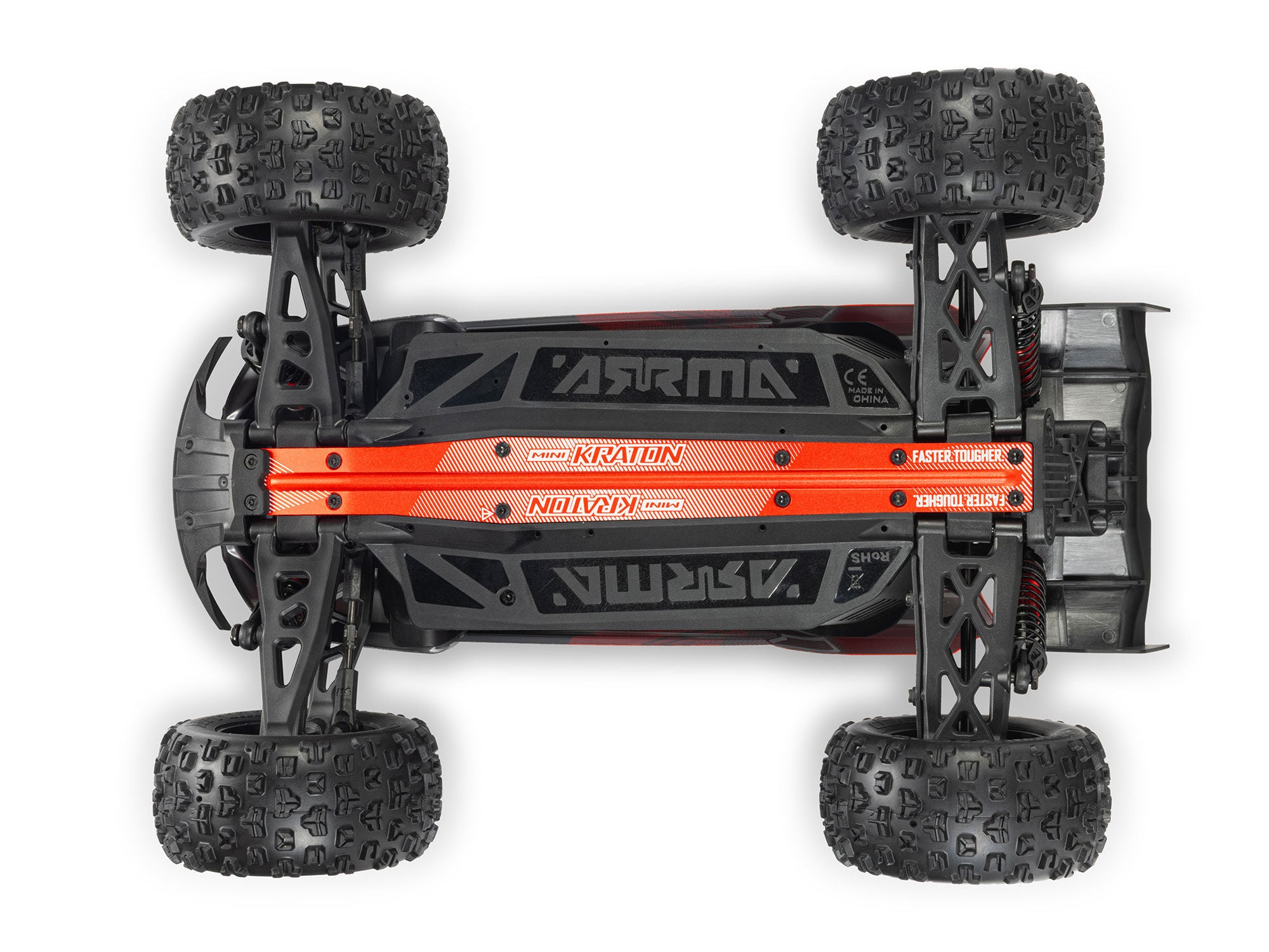 Arrma 1/16 Mini Kraton 3S Dsc 4X4 Rtr Speed Truck , Black/Red C-ARA2508T1