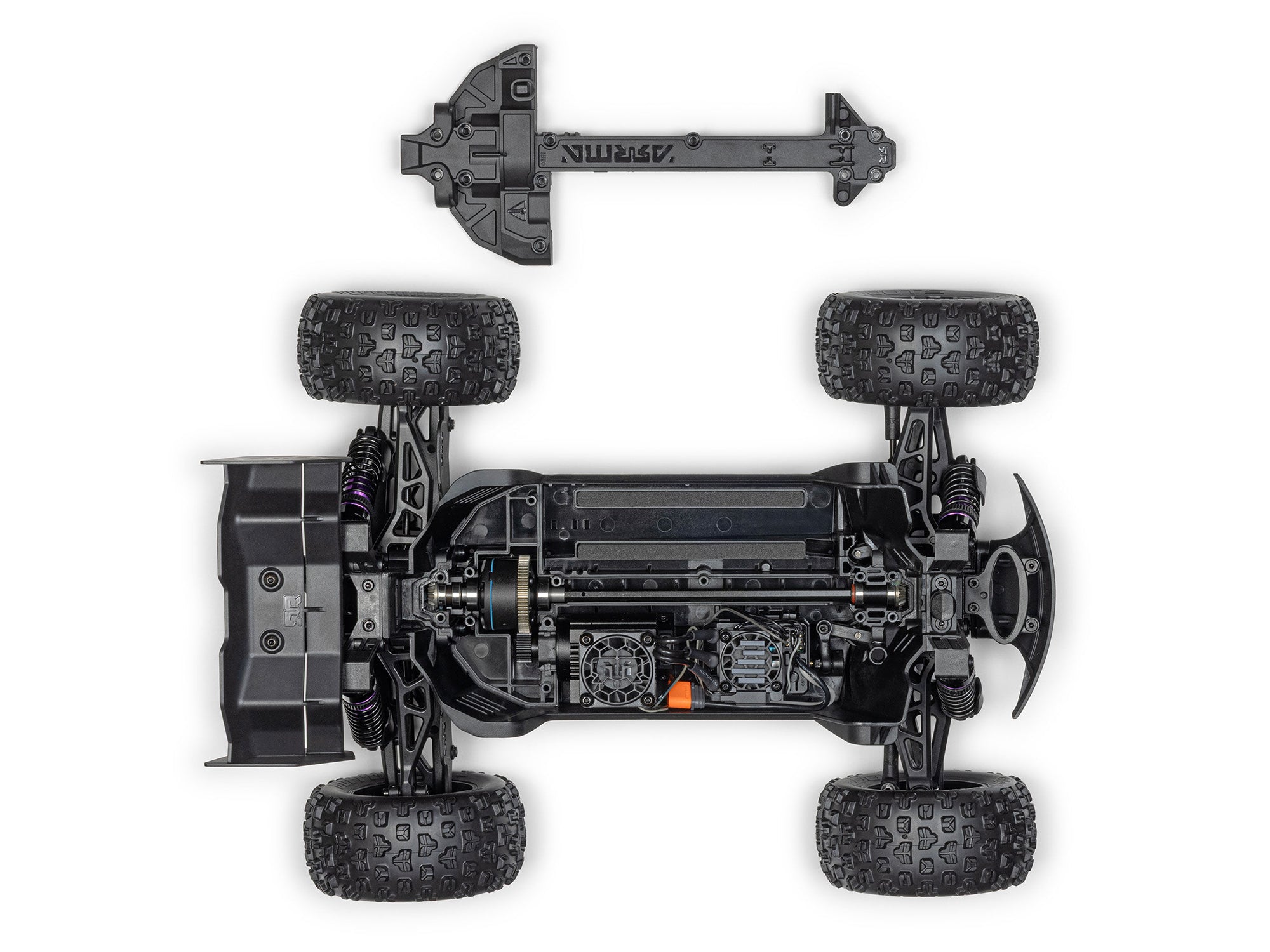 Arrma 1/16 Mini Kraton 3S Dsc 4X4 Rtr Speed Truck , Black/Red C-ARA2508T1