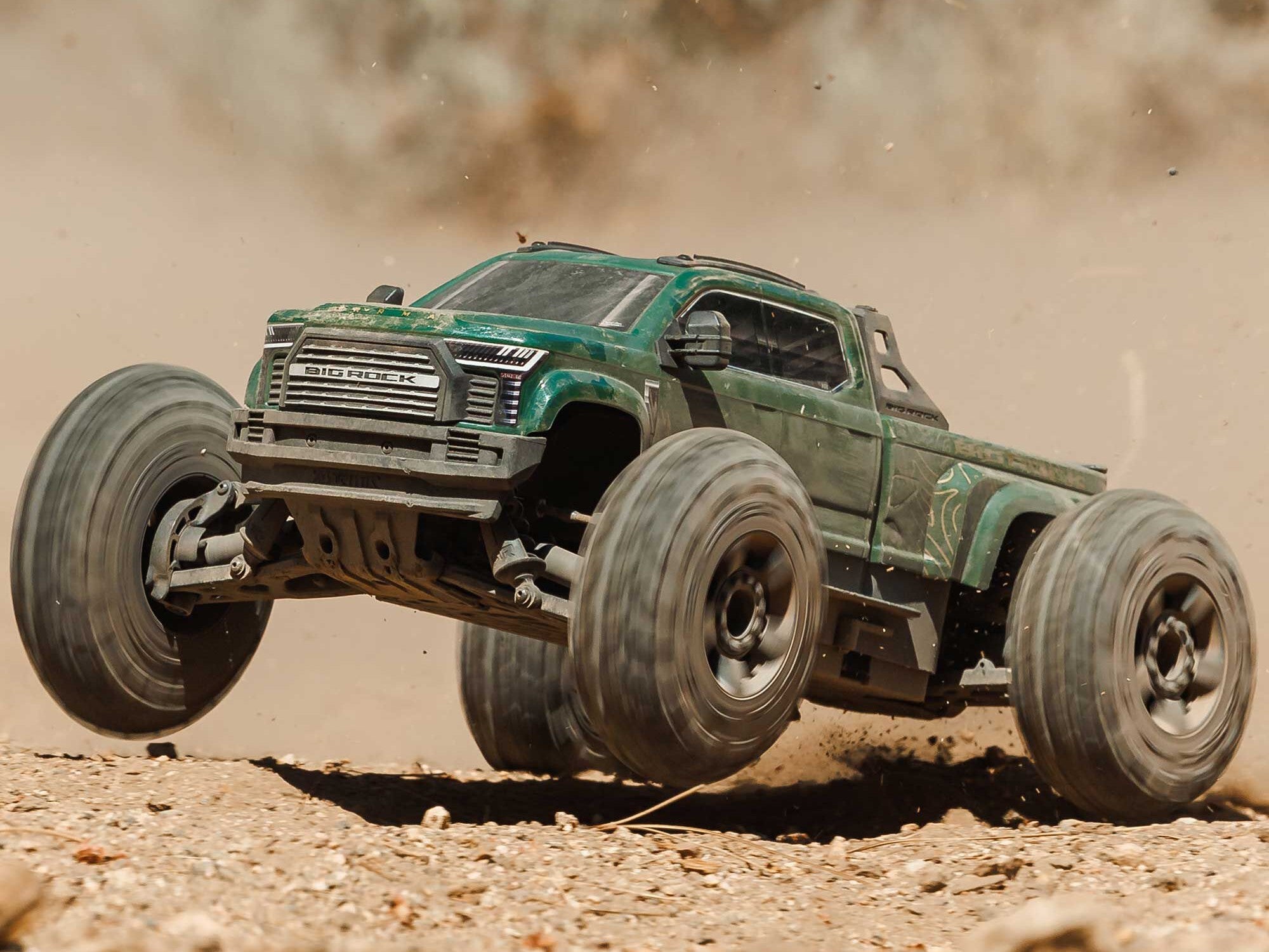 Arrma 1/10 BIG ROCK 223S DSC 4X4 RTR Monster Truck - Dark Green