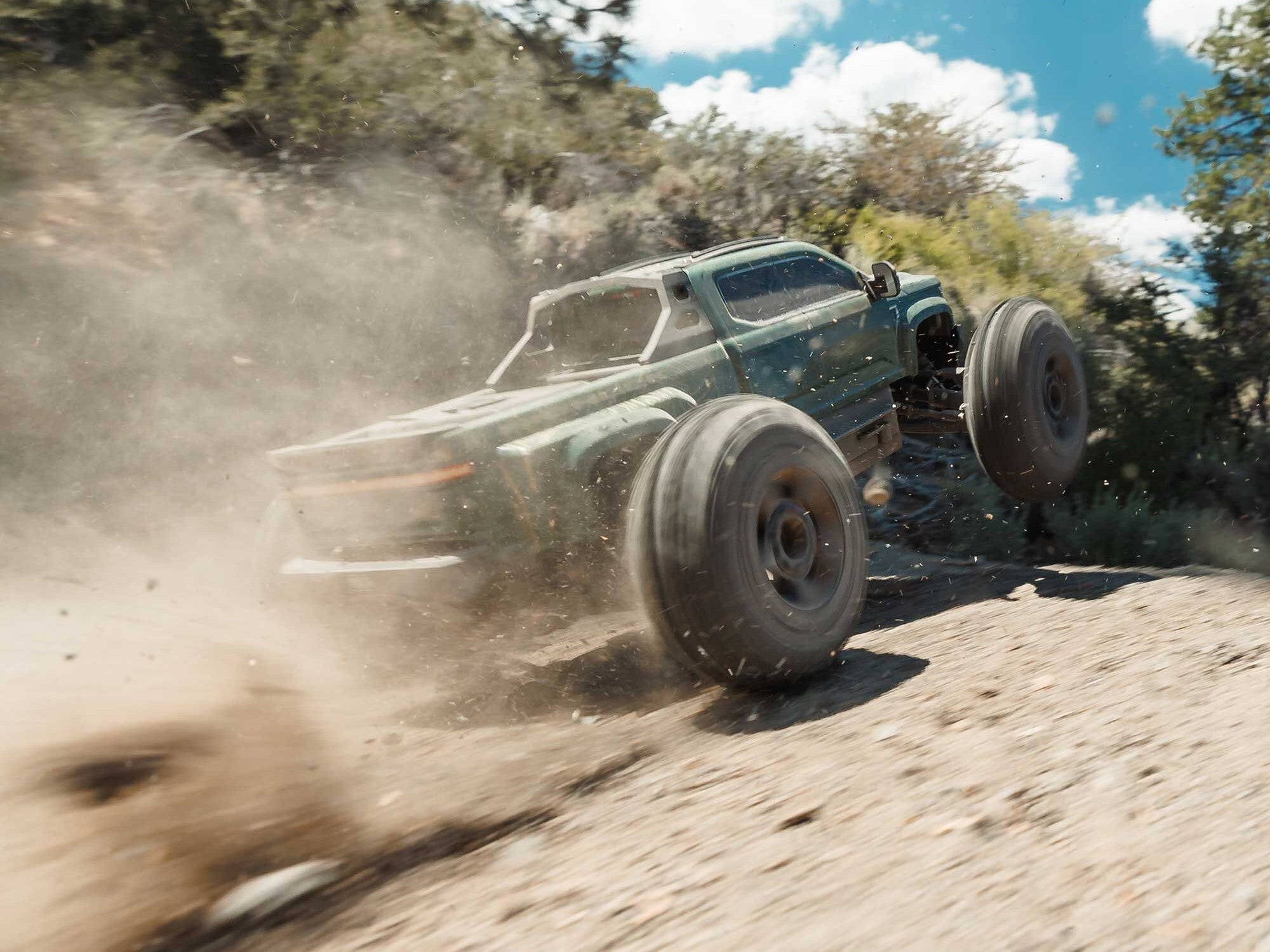 Arrma 1/10 BIG ROCK 223S DSC 4X4 RTR Monster Truck - Dark Green