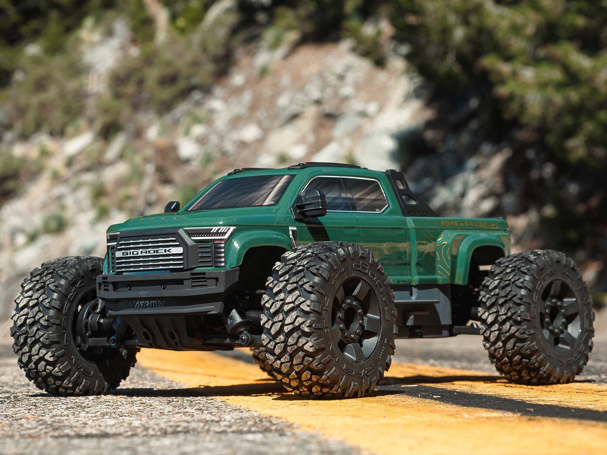 Arrma 1/10 BIG ROCK 223S DSC 4X4 RTR Monster Truck - Dark Green