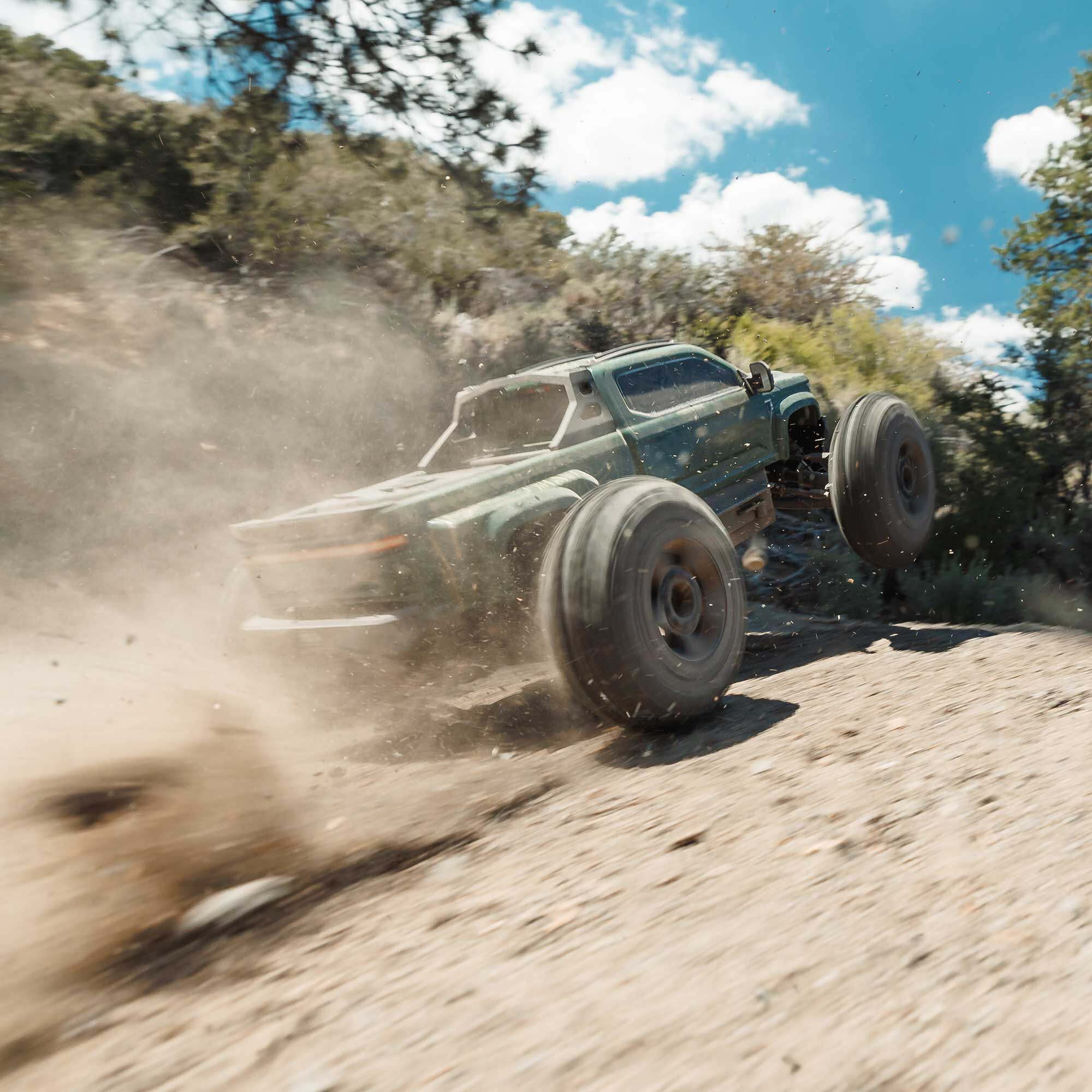 Arrma 1/10 BIG ROCK 223S DSC 4X4 RTR Monster Truck - Dark Green