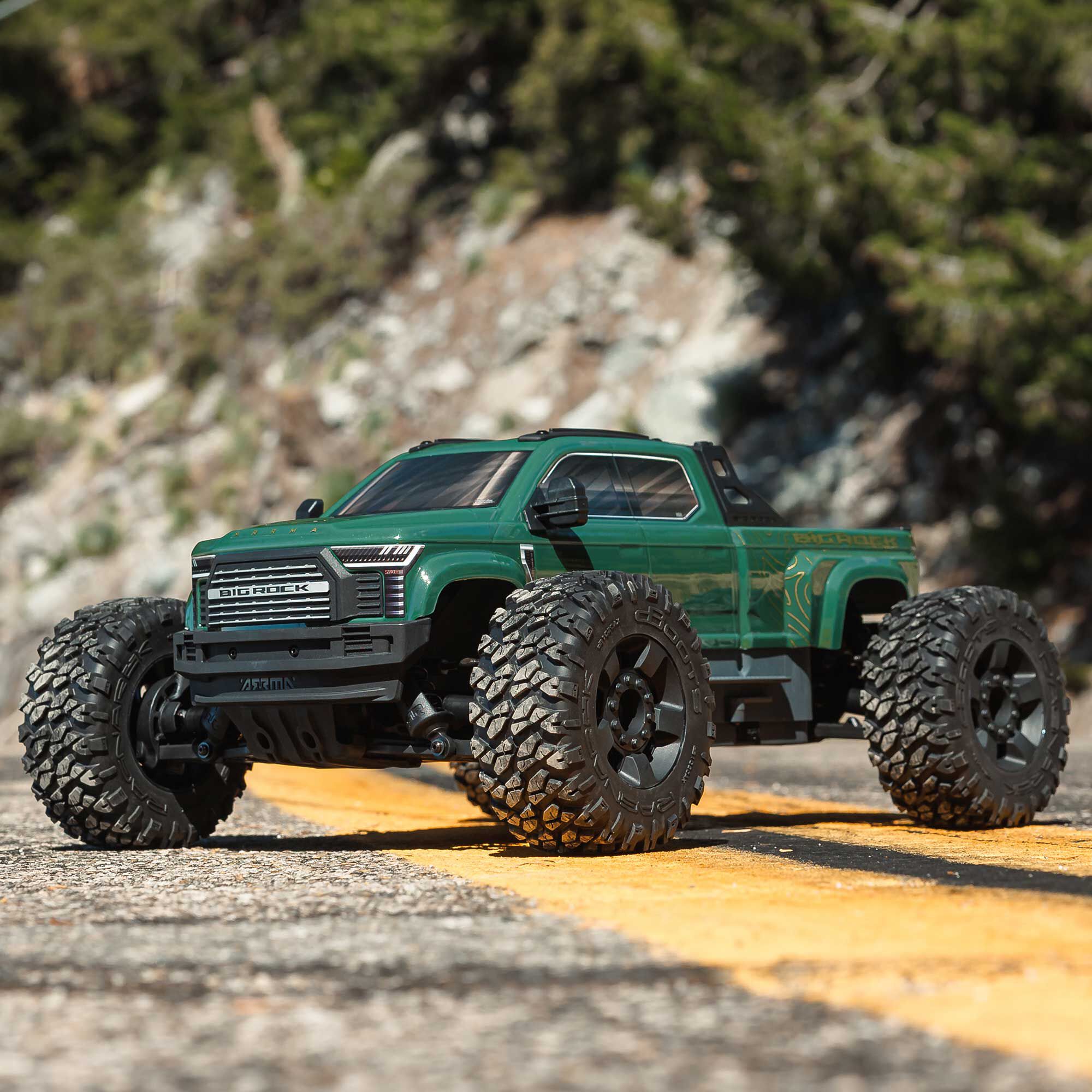 Arrma 1/10 BIG ROCK 223S DSC 4X4 RTR Monster Truck - Dark Green