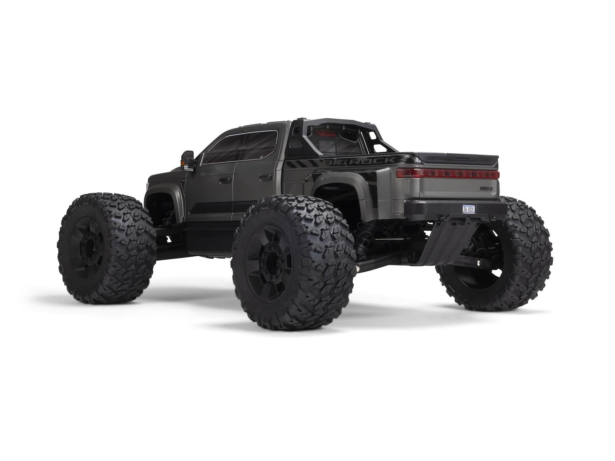 1/7 BIG ROCK 6S 4x4 BLX Monster Truck RTR, Gunmetal