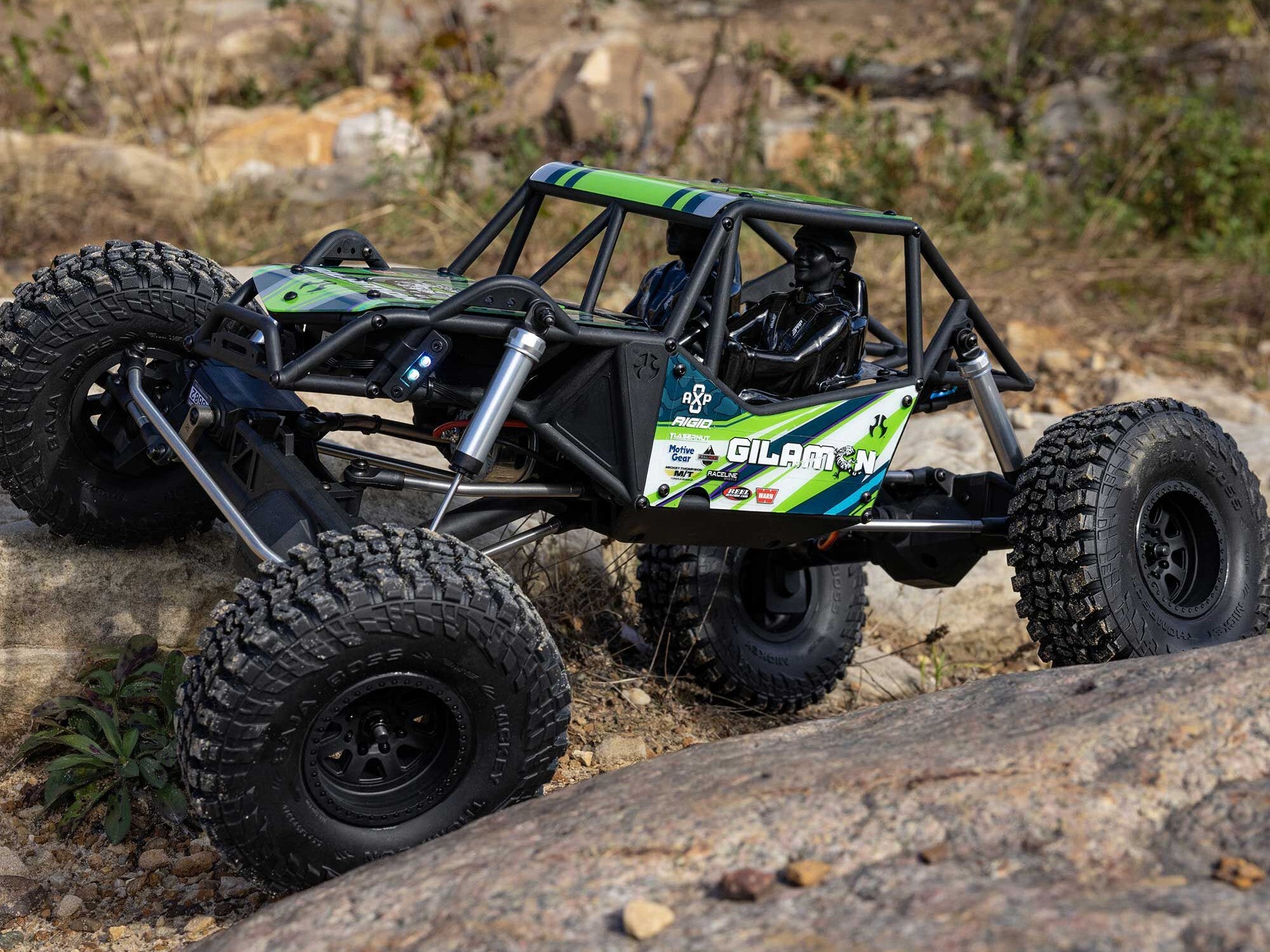 Axial 1/8 AXP8 Gilamon 2.2 4X4 RTR Trail Buggy Green C-AXI-1207T1