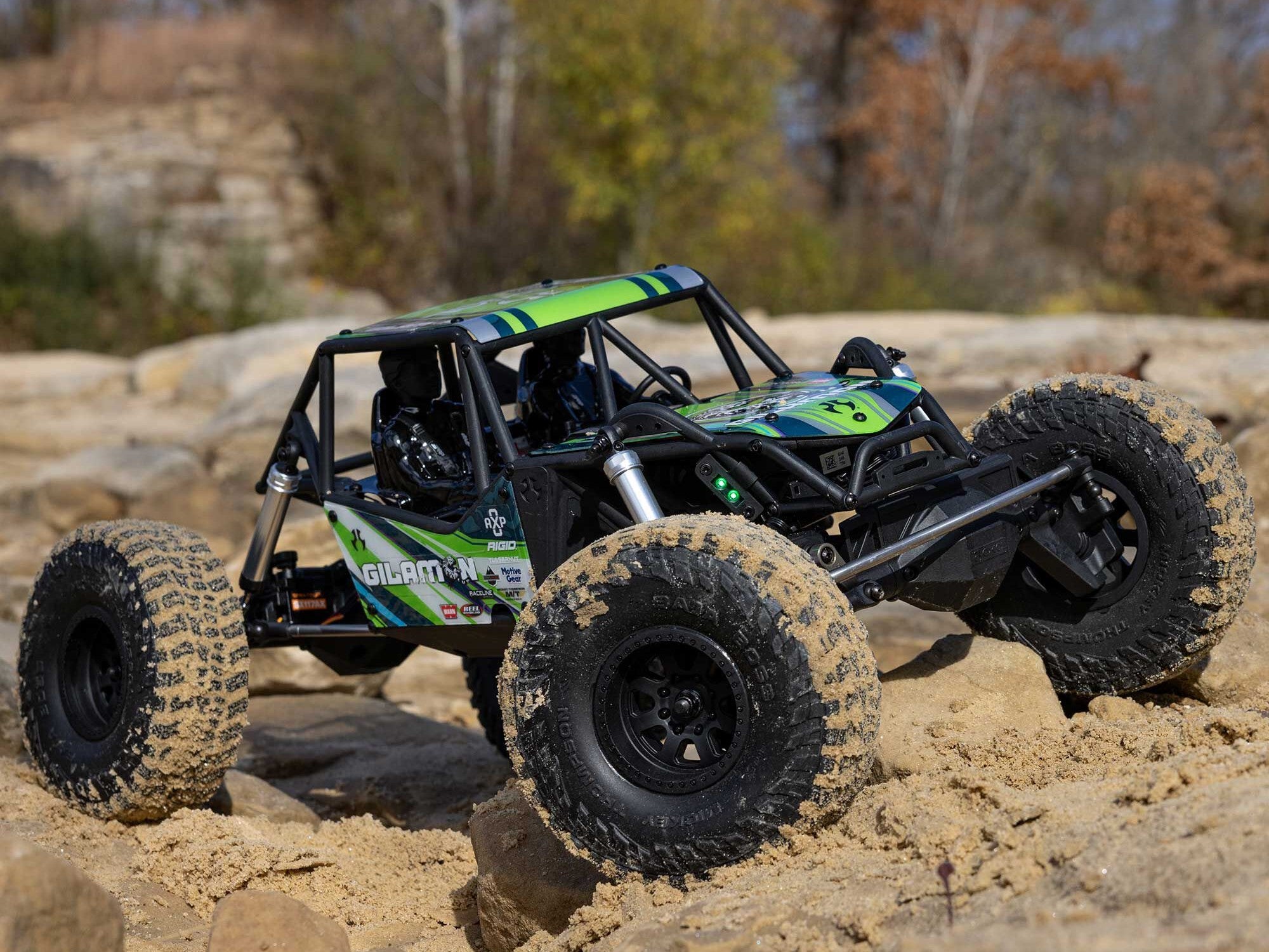 Axial 1/8 AXP8 Gilamon 2.2 4X4 RTR Trail Buggy Green C-AXI-1207T1