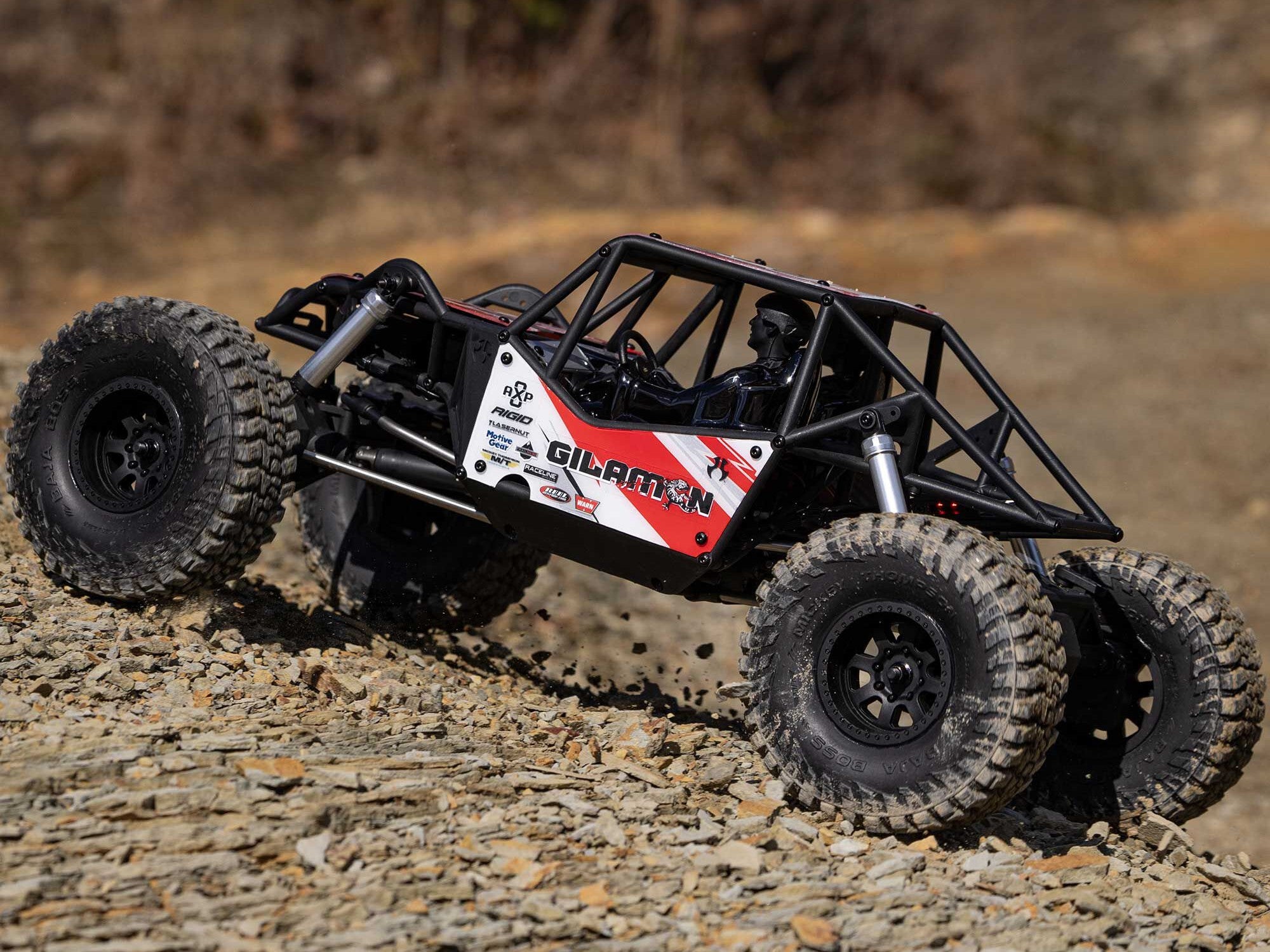 Axial 1/8 AXP8 Gilamon 2.2 4X4 RTR Trail Buggy Red C-AXI-1207T2