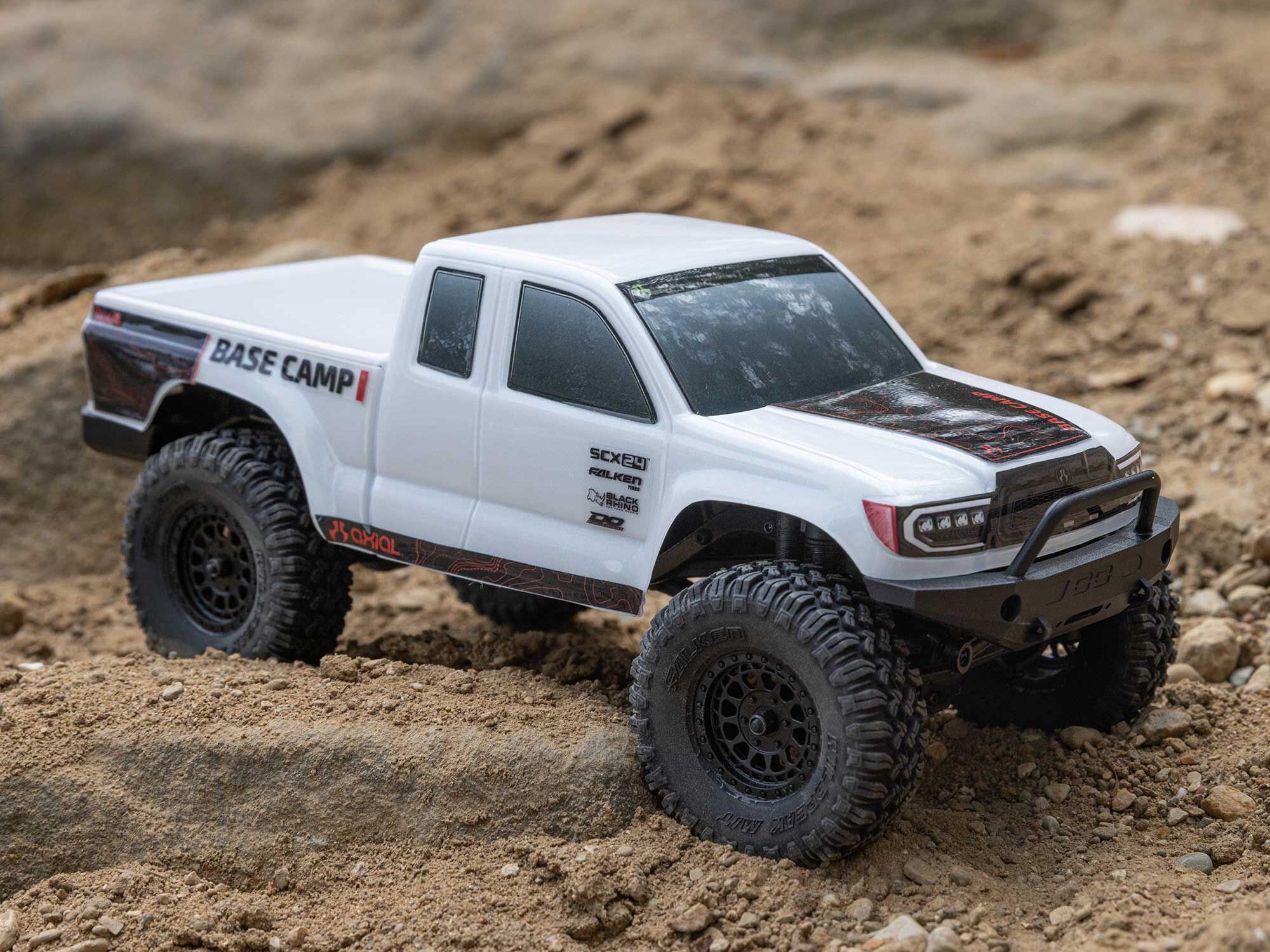 Axial 1/24 SCX24 Base Camp 4WD Rock Crawler RTR White - C-AXI-1219T1